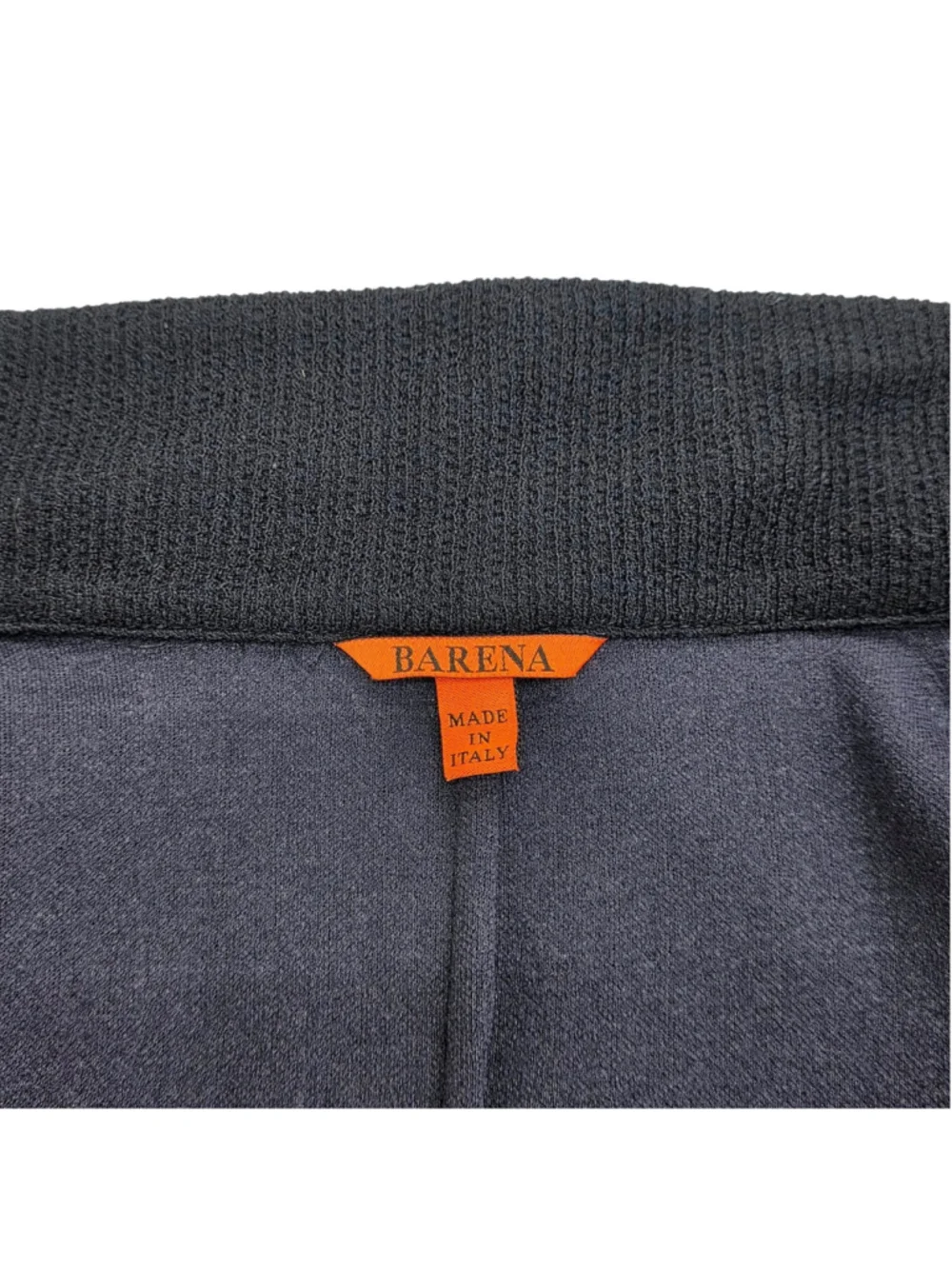 Barena Venezia Mens IT 56 Torceo Navy Ribbed Knit Wool Blazer Made Italy $890